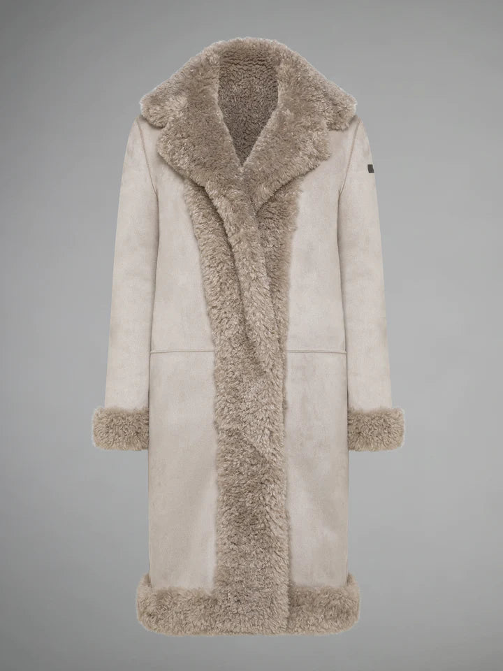 Lamb coat wom jacket - 85 White Sand