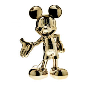 MICKEY WELCOME CHROME GOLD 30cm