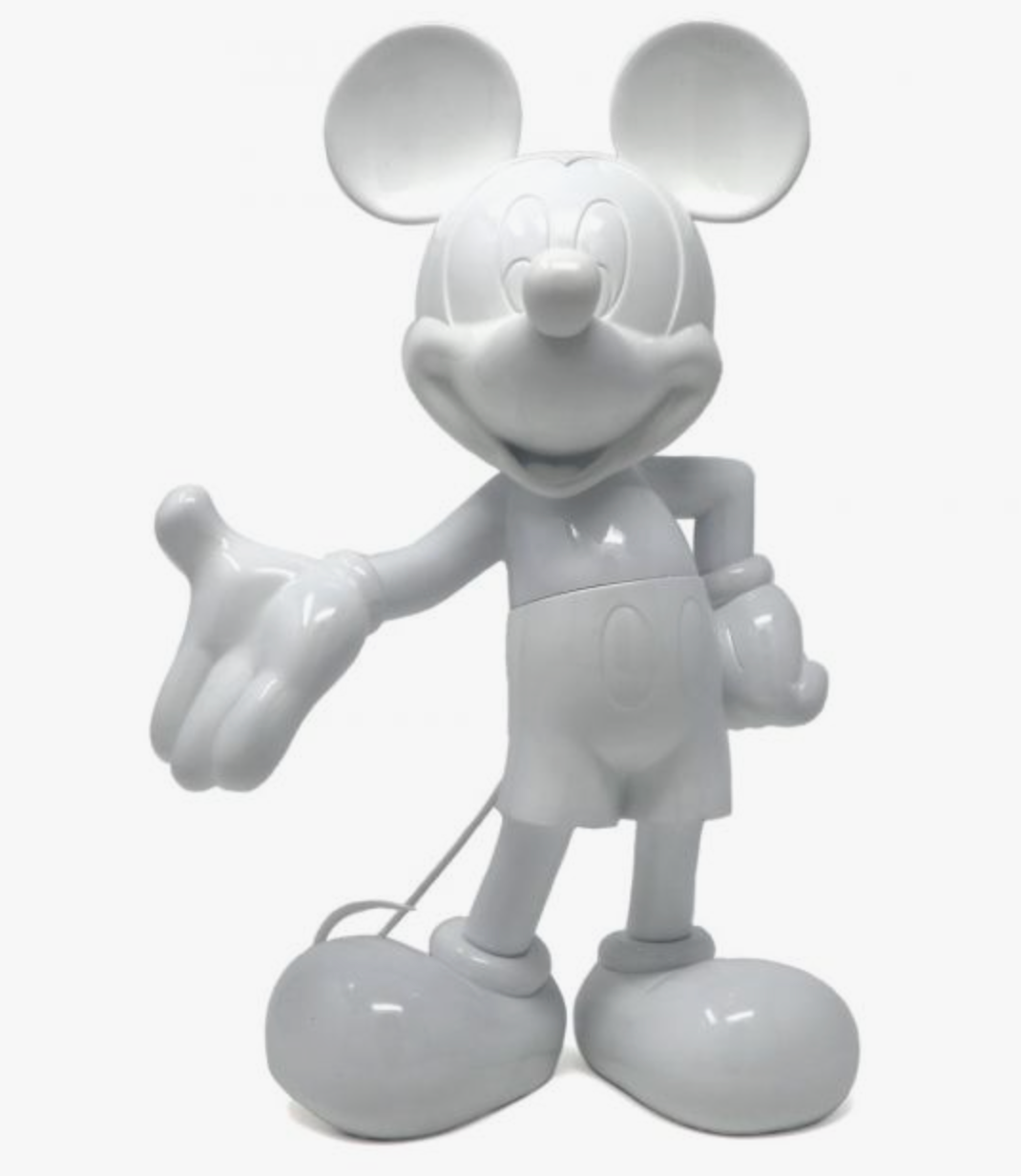 MICKEY WELCOME WHITE GLOSSY 30cm
