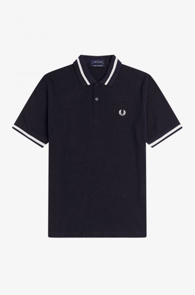 M2 SINGLE TIPPED FRED PERRY SHIRT - NAVY 797