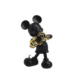 Mickey With Love Black & Gold 30cm